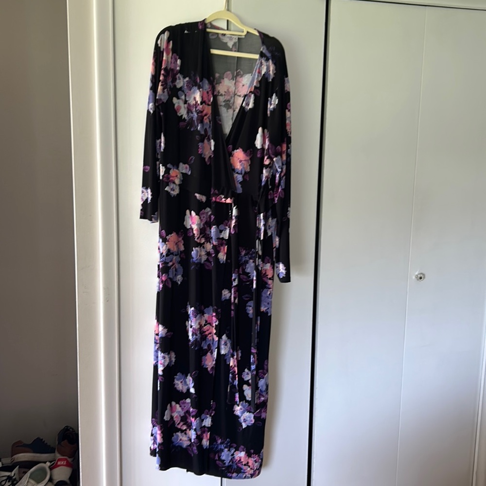 Faux wrap dress